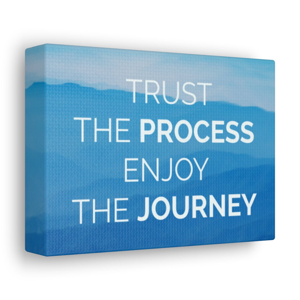 Scripture Walls Inspirational Wall Art Trust The Process Enjoy The Journey Motivational Print Ready to Hang Artwork Unframed-Express Your Love Gifts