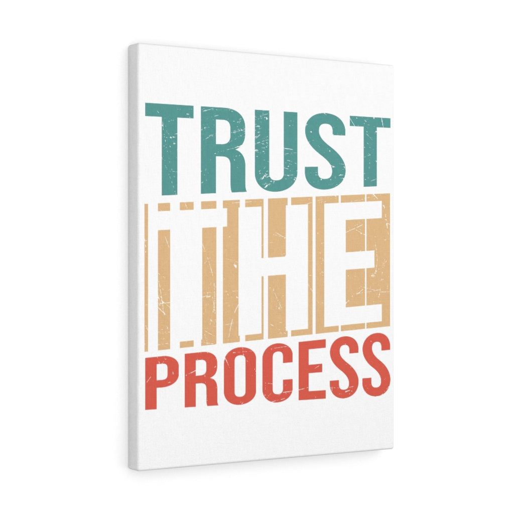 Scripture Walls Inspirational Wall Art Trust The Process Wall Art Motivation Wall Decor for Home Office Gym Inspiring Success Quote Print Ready to Hang Unframed-Express Your Love Gifts