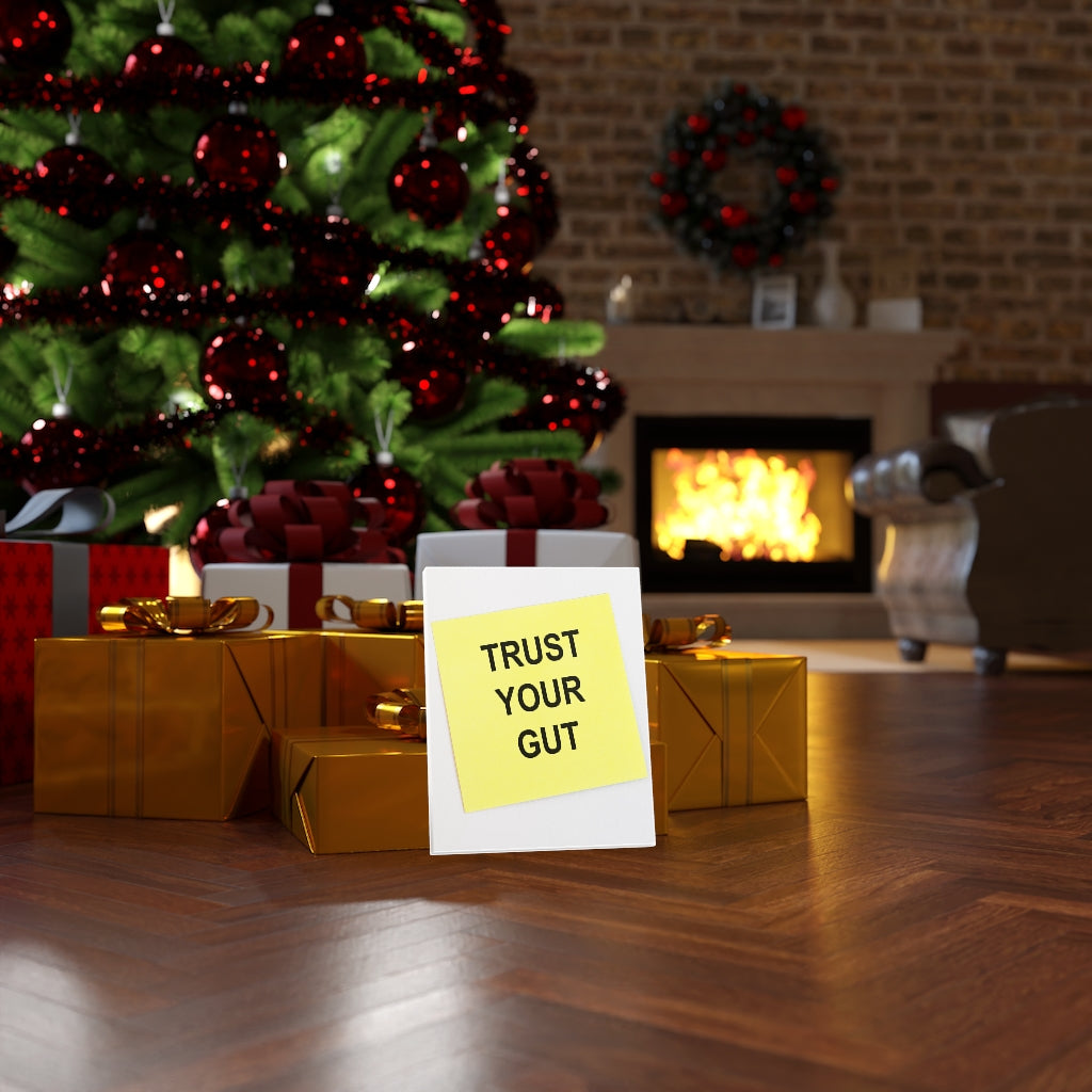 Scripture Walls Inspirational Wall Art Trust Your Gut Motivational Print Ready to Hang Artwork Unframed-Express Your Love Gifts