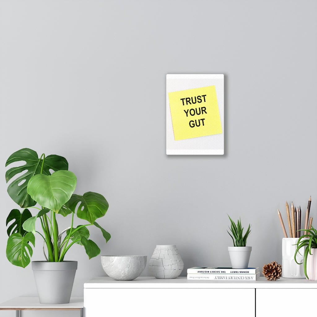 Scripture Walls Inspirational Wall Art Trust Your Gut Motivational Print Ready to Hang Artwork Unframed-Express Your Love Gifts