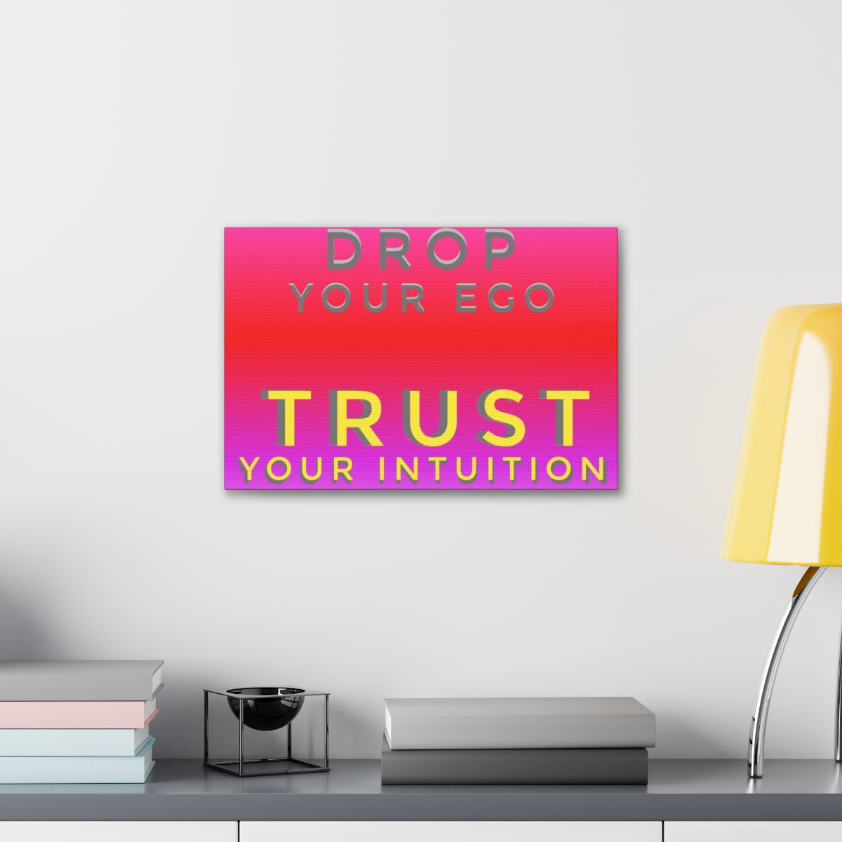 Scripture Walls Inspirational Wall Art Trust Your Intuition Motivation Wall Decor for Home Office Gym Inspiring Success Quote Print Ready to Hang Unframed-Express Your Love Gifts