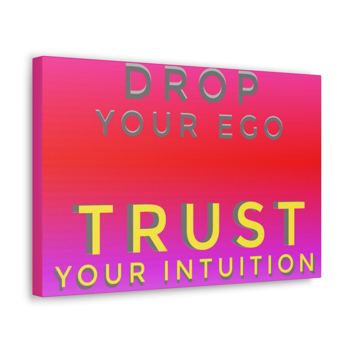 Scripture Walls Inspirational Wall Art Trust Your Intuition Motivation Wall Decor for Home Office Gym Inspiring Success Quote Print Ready to Hang Unframed-Express Your Love Gifts