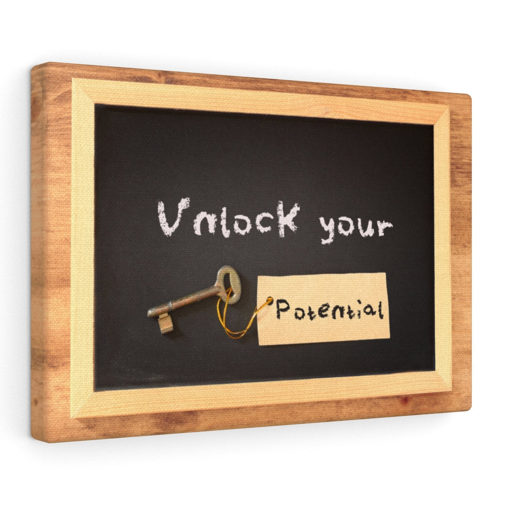 Scripture Walls Inspirational Wall Art Unluck Your Potential Motivational Print Ready to Hang Artwork Unframed-Express Your Love Gifts