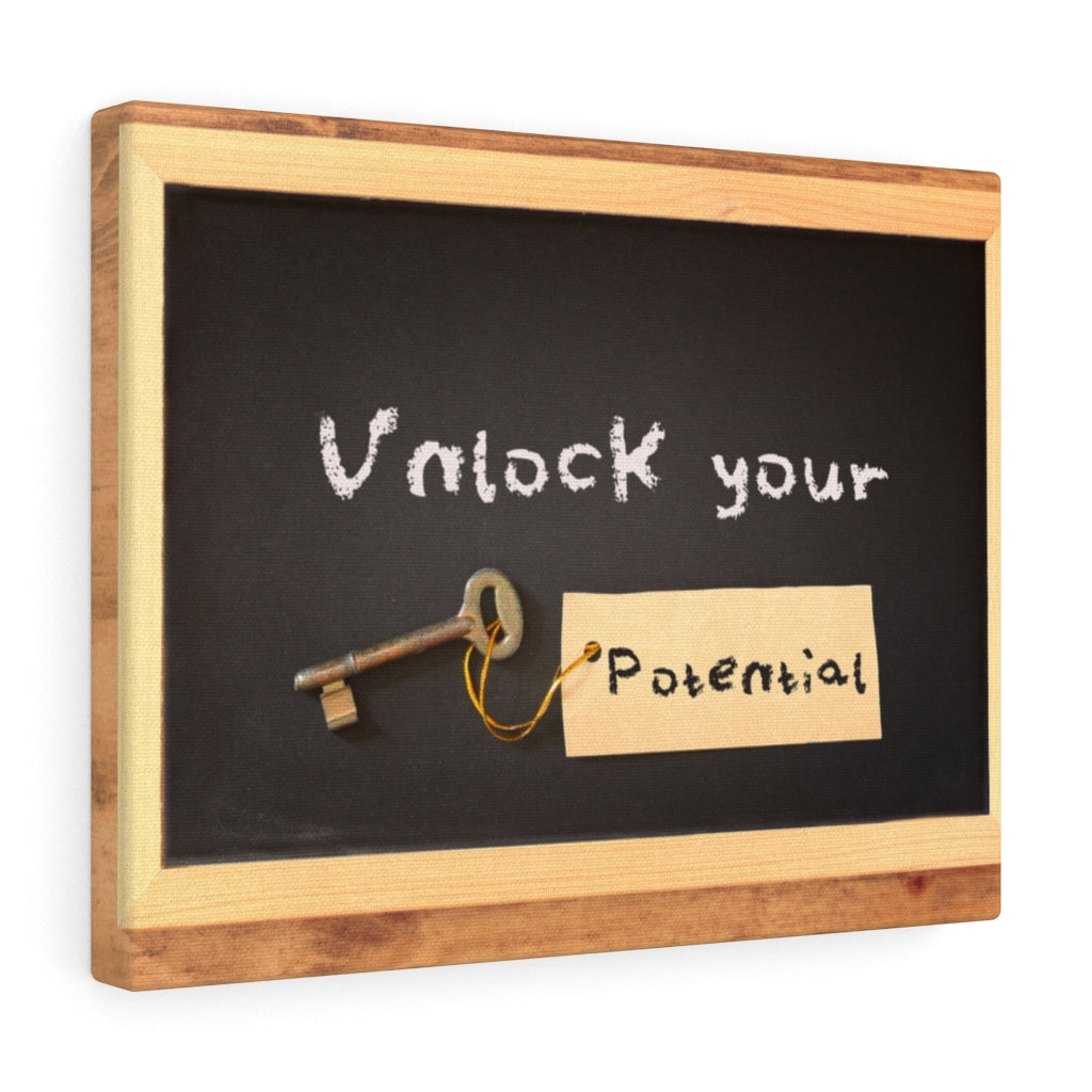 Scripture Walls Inspirational Wall Art Unluck Your Potential Motivational Print Ready to Hang Artwork Unframed-Express Your Love Gifts