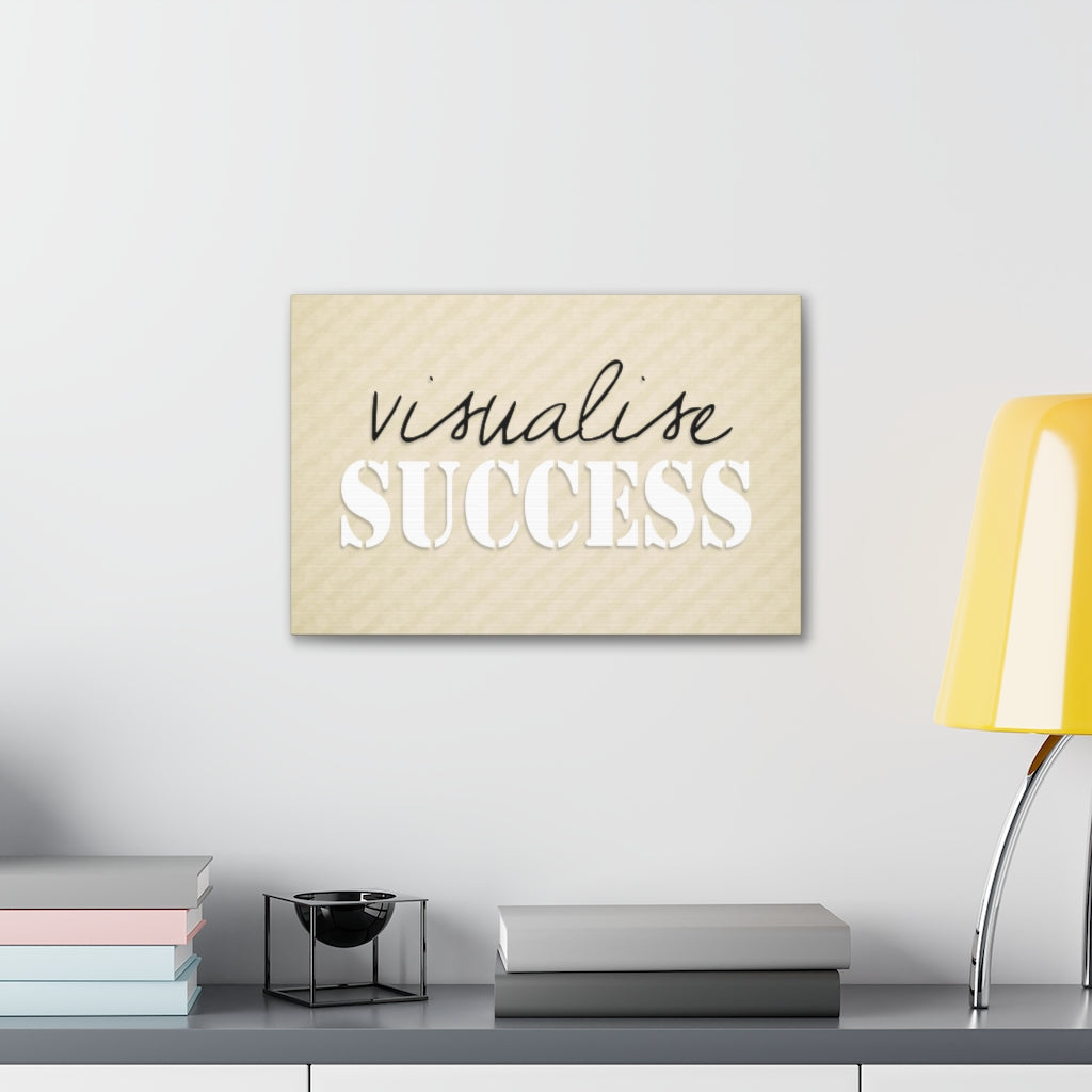 Scripture Walls Inspirational Wall Art Visualize Succcess Motivation Wall Decor for Home Office Gym Inspiring Success Quote Print Ready to Hang Unframed-Express Your Love Gifts