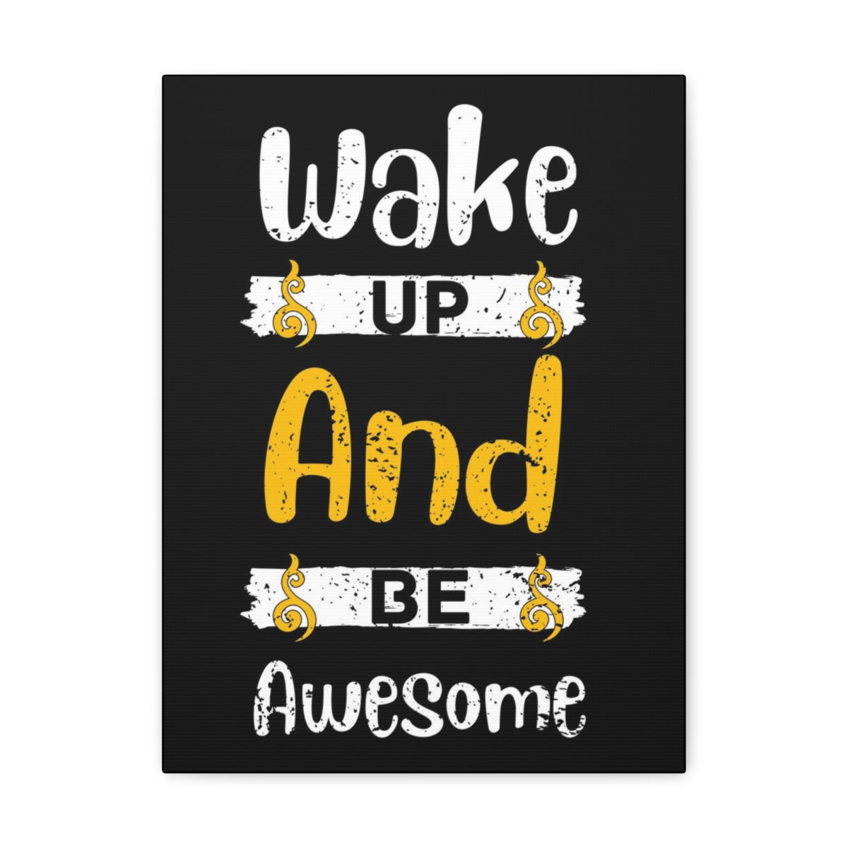 Scripture Walls Inspirational Wall Art Wake Up Be Awesome Motivation Wall Decor for Home Office Gym Inspiring Success Quote Print Ready to Hang Unframed-Express Your Love Gifts