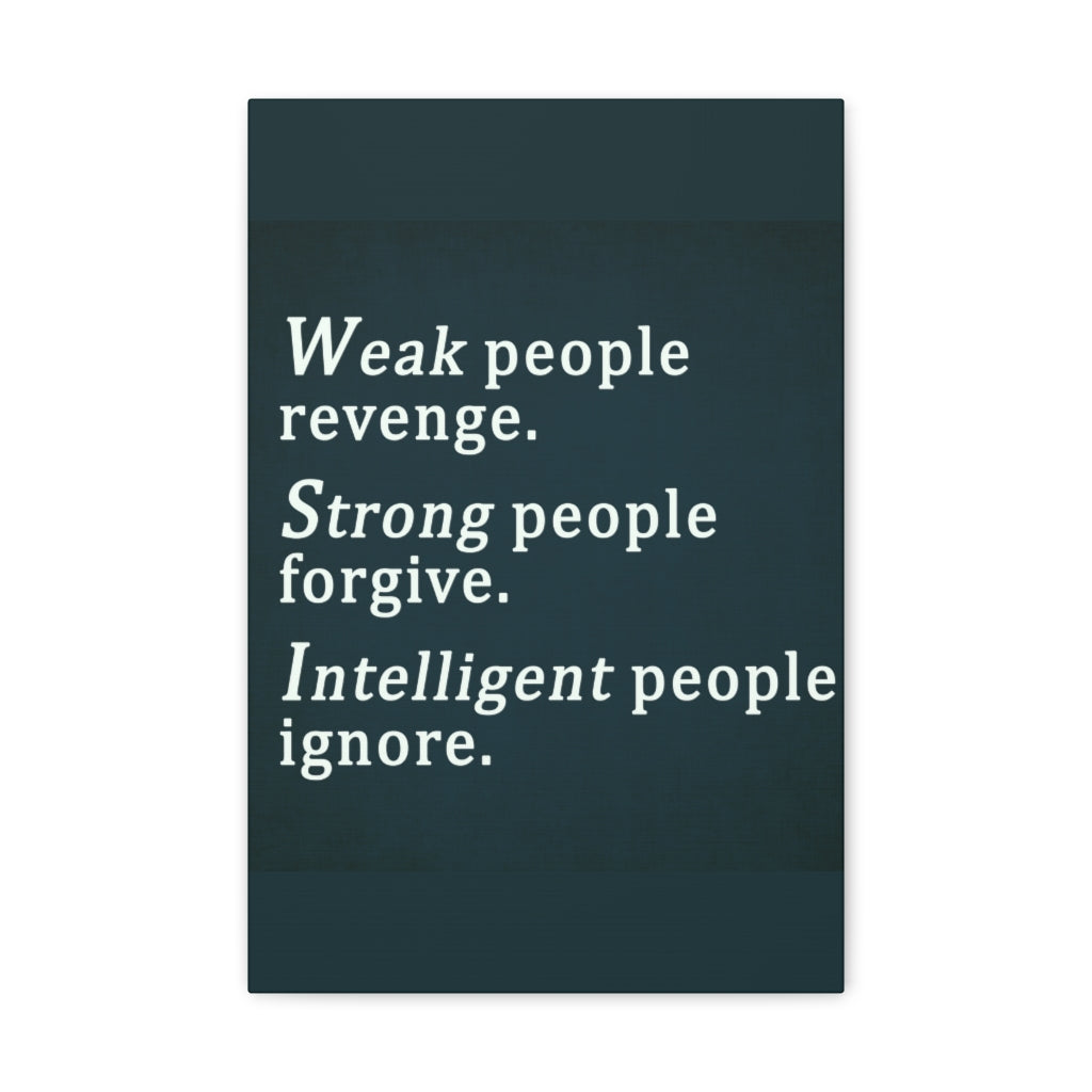 Scripture Walls Inspirational Wall Art Weak People Revenge Motivation Wall Decor for Home Office Gym Inspiring Success Quote Print Ready to Hang Unframed-Express Your Love Gifts