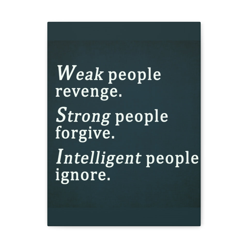 Scripture Walls Inspirational Wall Art Weak People Revenge Motivation Wall Decor for Home Office Gym Inspiring Success Quote Print Ready to Hang Unframed-Express Your Love Gifts