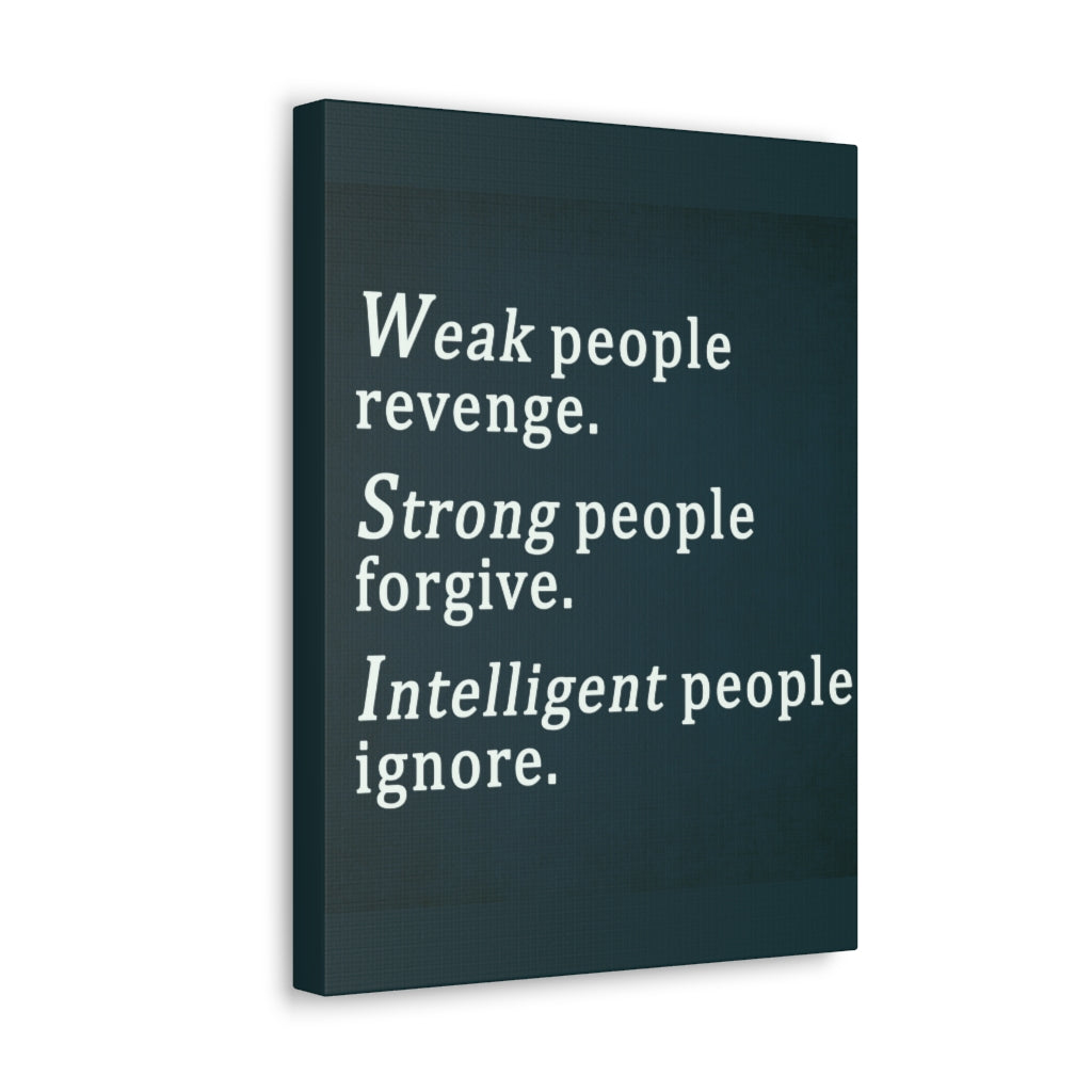 Scripture Walls Inspirational Wall Art Weak People Revenge Motivation Wall Decor for Home Office Gym Inspiring Success Quote Print Ready to Hang Unframed-Express Your Love Gifts