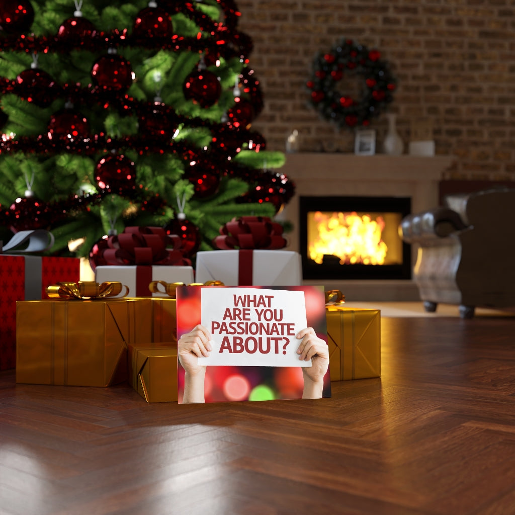 Scripture Walls Inspirational Wall Art What Are You Passionate About Motivational Print Ready to Hang Artwork Unframed-Express Your Love Gifts