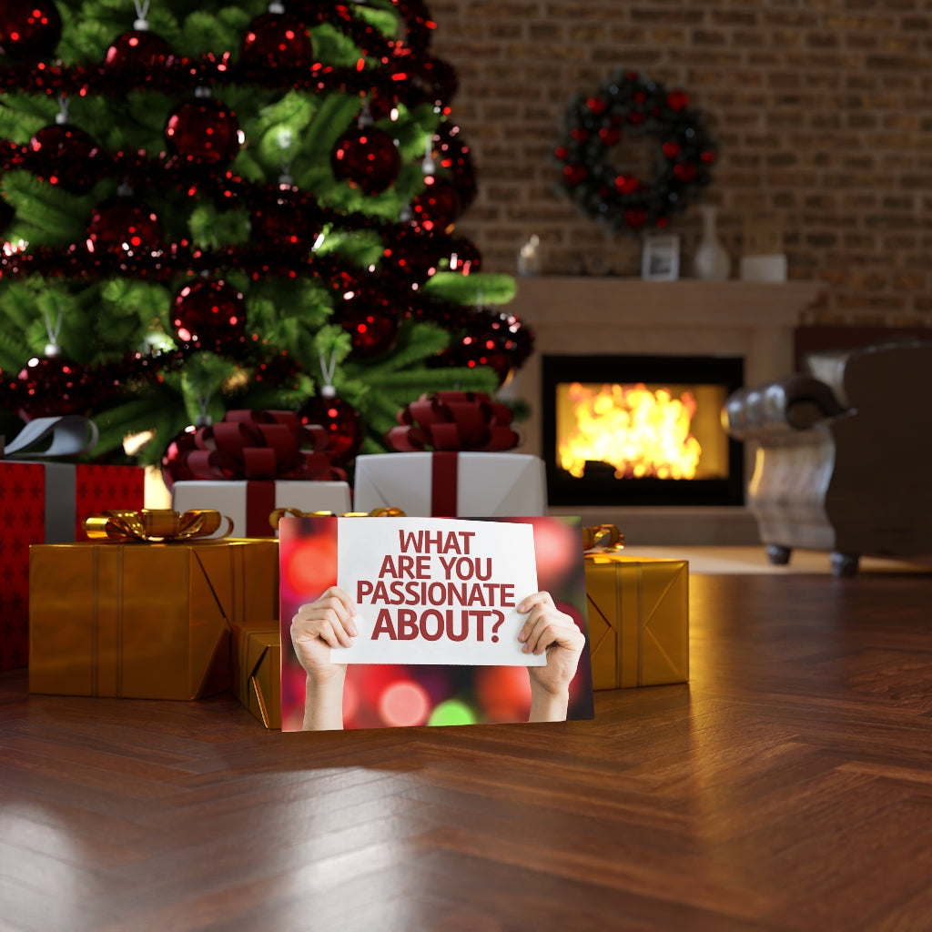 Scripture Walls Inspirational Wall Art What Are You Passionate About Motivational Print Ready to Hang Artwork Unframed-Express Your Love Gifts