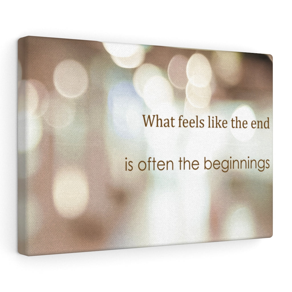 Scripture Walls Inspirational Wall Art What Feels Like The End Motivational Print Ready to Hang Artwork Unframed-Express Your Love Gifts