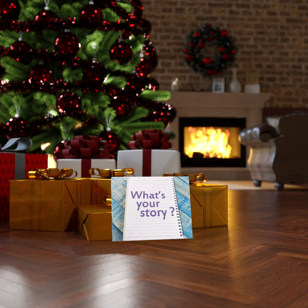 Scripture Walls Inspirational Wall Art What's Your Story Motivational Print Ready to Hang Artwork Unframed-Express Your Love Gifts