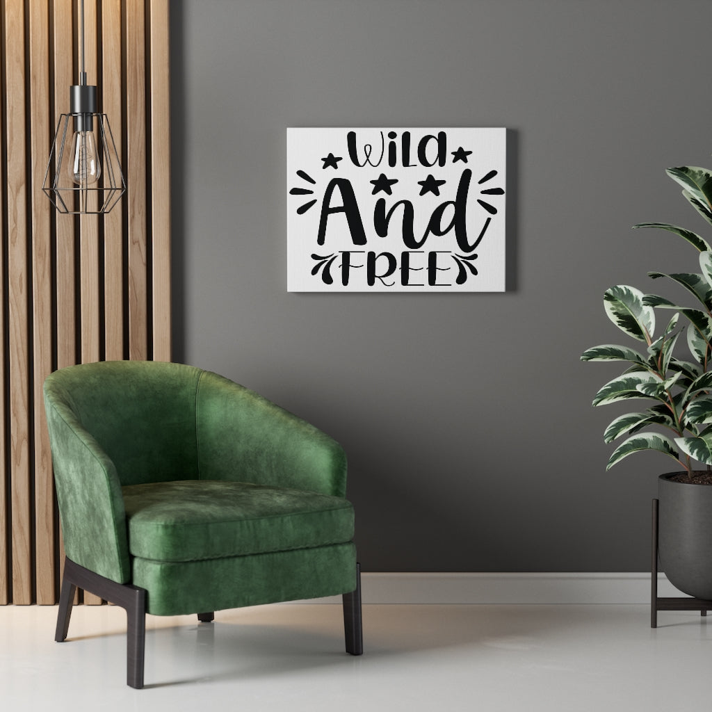 Scripture Walls Inspirational Wall Art Wild And Free Wall Art Motivation Wall Decor for Home Office Gym Inspiring Success Quote Print Ready to Hang Unframed-Express Your Love Gifts