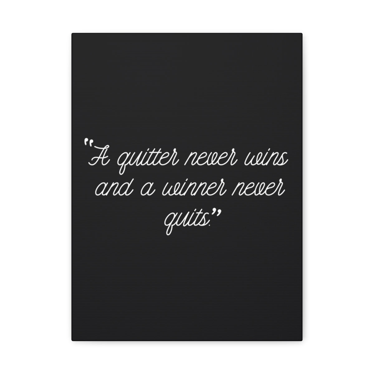 Scripture Walls Inspirational Wall Art Winner Never Quits Motivation Wall Decor for Home Office Gym Inspiring Success Quote Print Ready to Hang Unframed-Express Your Love Gifts