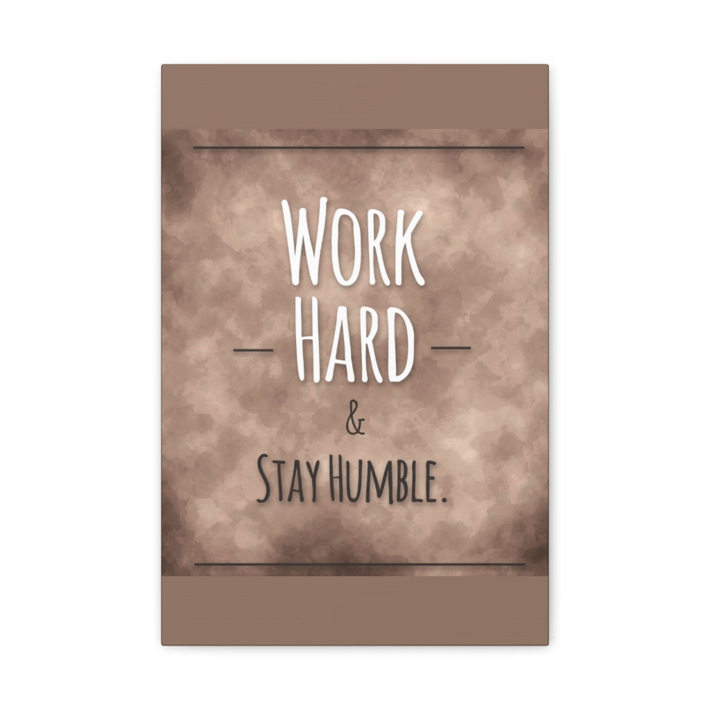 Scripture Walls Inspirational Wall Art Work Hard Stay Humble Motivation Wall Decor for Home Office Gym Inspiring Success Quote Print Ready to Hang Unframed-Express Your Love Gifts