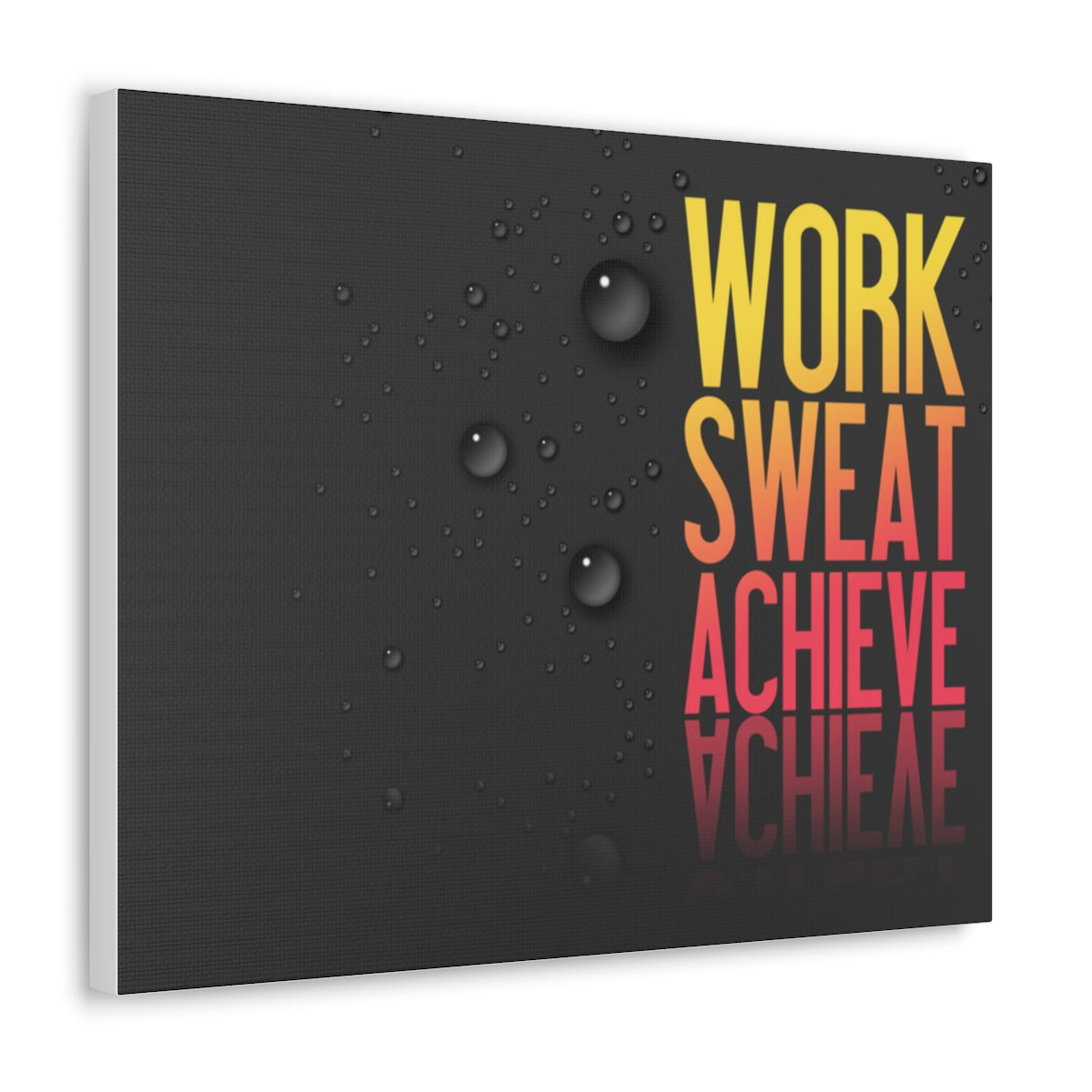 Scripture Walls Inspirational Wall Art Work Sweat Achieve Motivation Wall Decor for Home Office Gym Inspiring Success Quote Print Ready to Hang Unframed-Express Your Love Gifts