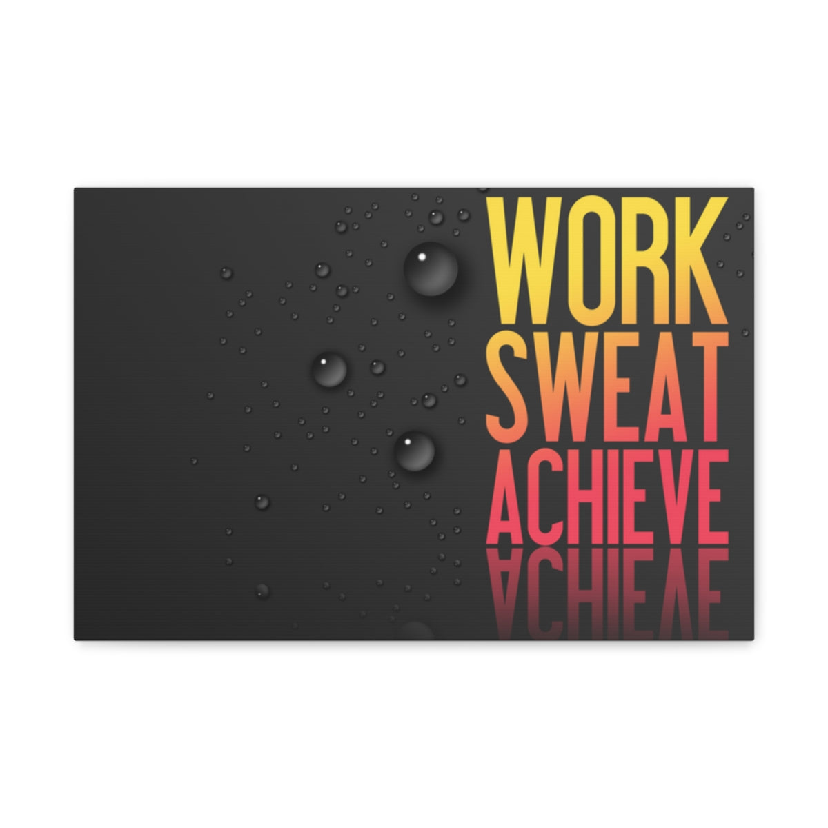 Scripture Walls Inspirational Wall Art Work Sweat Achieve Motivation Wall Decor for Home Office Gym Inspiring Success Quote Print Ready to Hang Unframed-Express Your Love Gifts