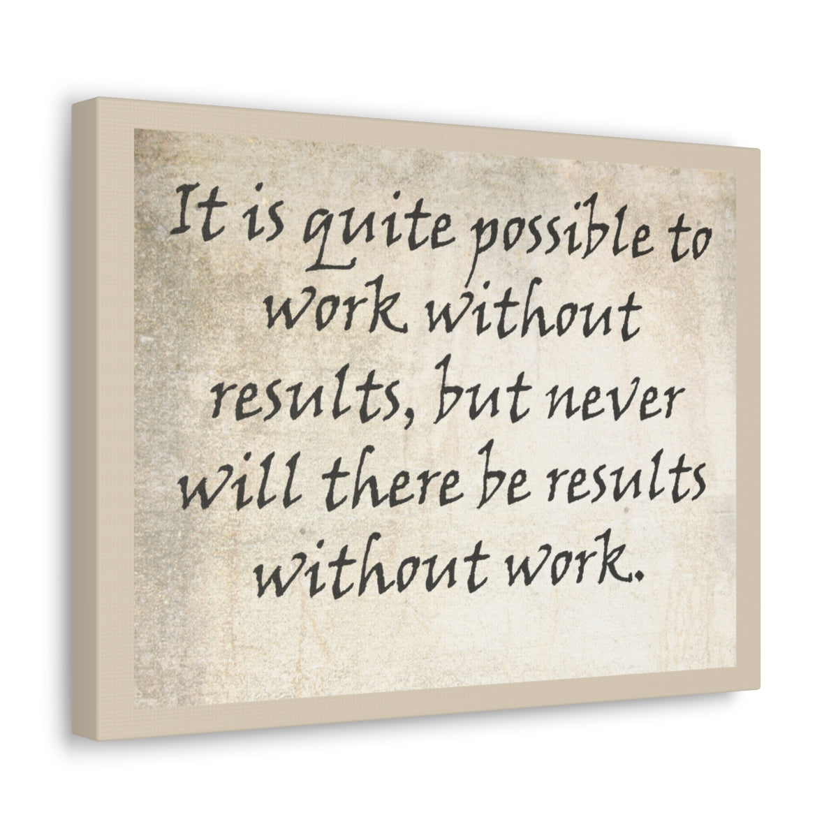 Scripture Walls Inspirational Wall Art Work With Results Motivation Wall Decor for Home Office Gym Inspiring Success Quote Print Ready to Hang Unframed-Express Your Love Gifts