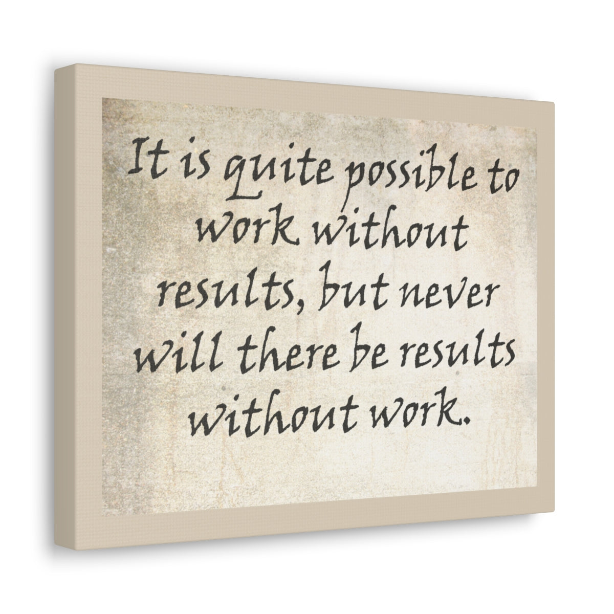 Scripture Walls Inspirational Wall Art Work With Results Motivation Wall Decor for Home Office Gym Inspiring Success Quote Print Ready to Hang Unframed-Express Your Love Gifts