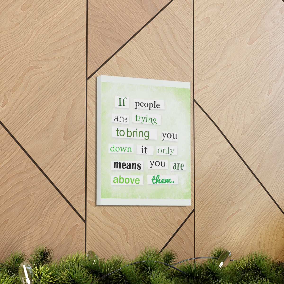 Scripture Walls Inspirational Wall Art You Are Above Them Motivation Wall Decor for Home Office Gym Inspiring Success Quote Print Ready to Hang Unframed-Express Your Love Gifts