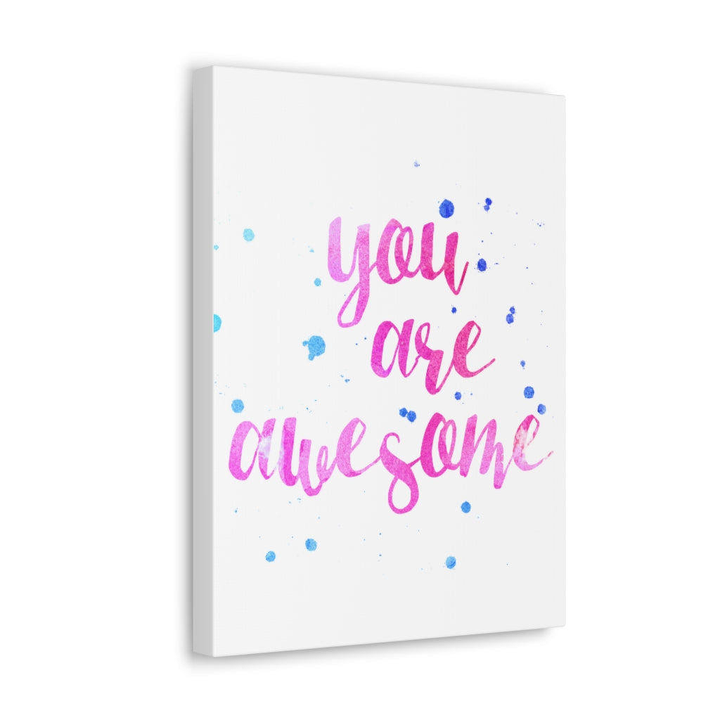 Scripture Walls Inspirational Wall Art You Are Awesome Motivation Wall Decor for Home Office Gym Inspiring Success Quote Print Ready to Hang Unframed-Express Your Love Gifts