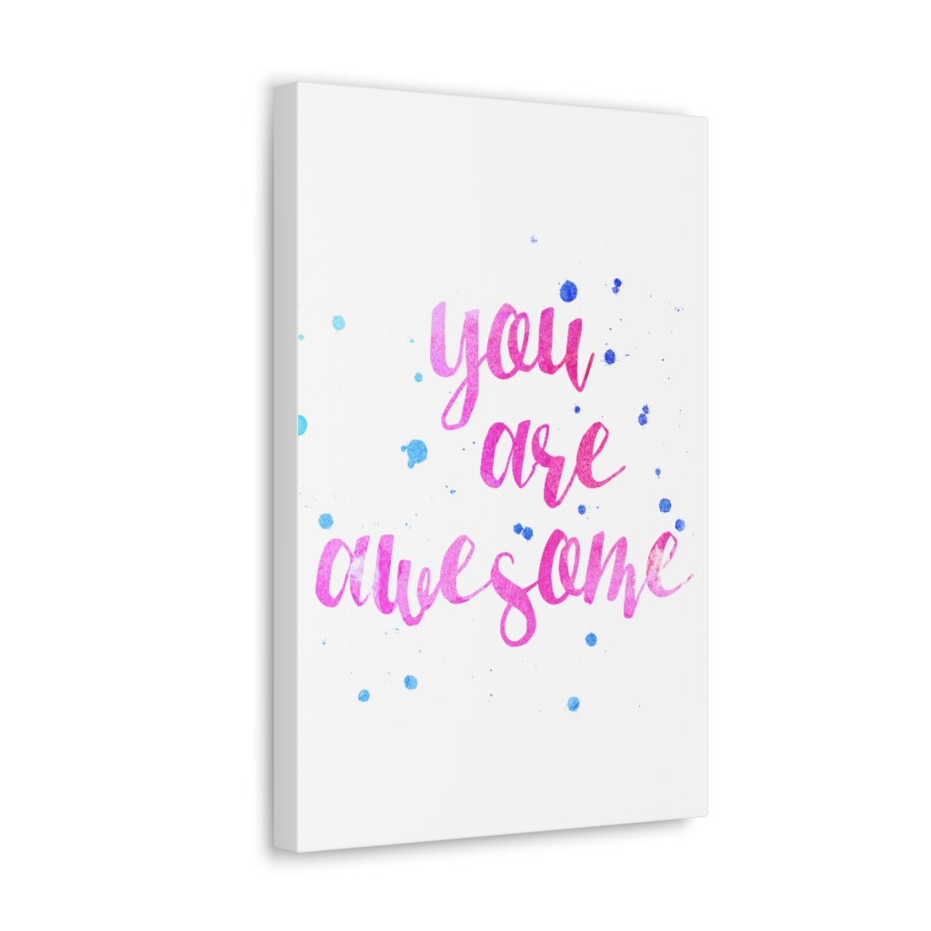 Scripture Walls Inspirational Wall Art You Are Awesome Motivation Wall Decor for Home Office Gym Inspiring Success Quote Print Ready to Hang Unframed-Express Your Love Gifts
