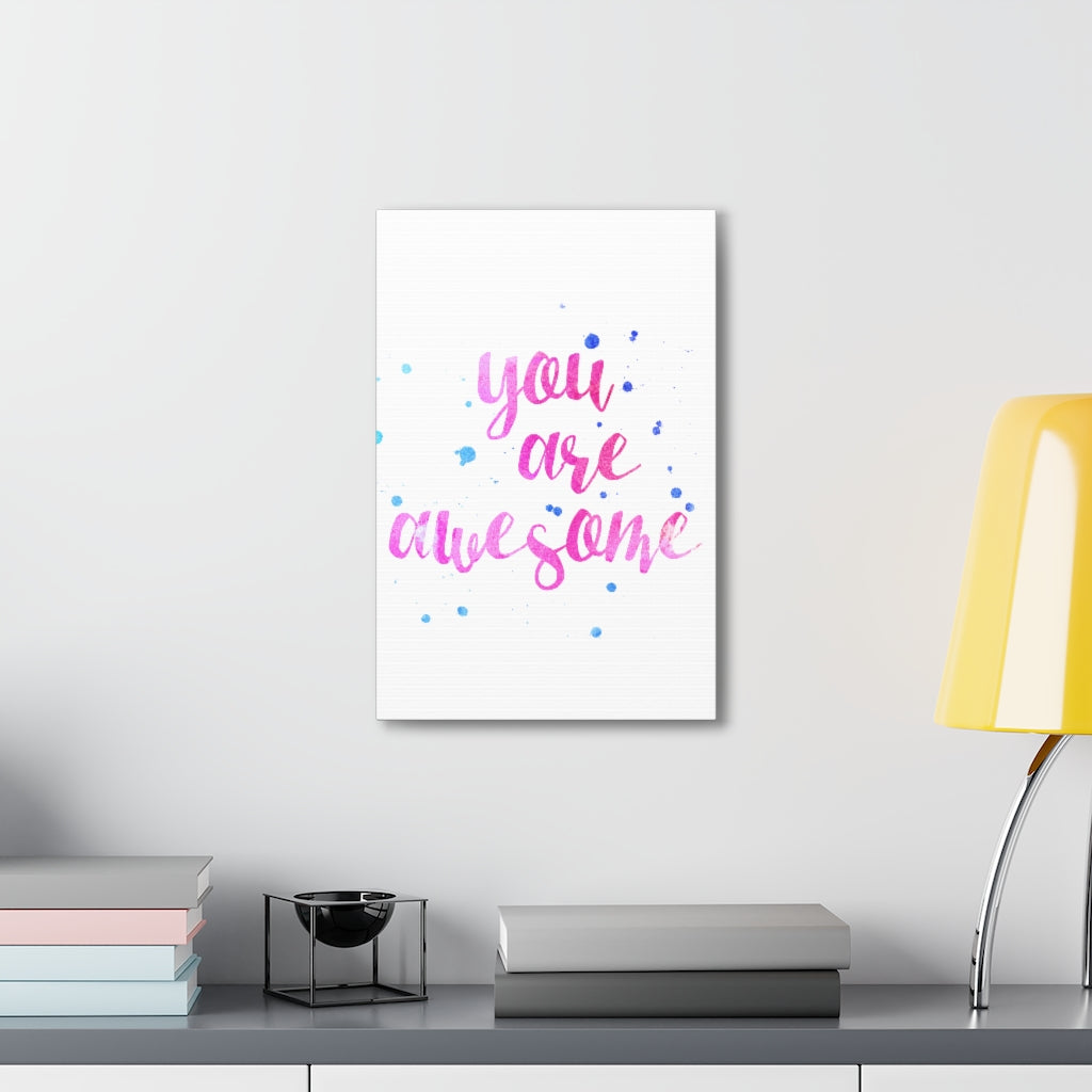 Scripture Walls Inspirational Wall Art You Are Awesome Motivation Wall Decor for Home Office Gym Inspiring Success Quote Print Ready to Hang Unframed-Express Your Love Gifts
