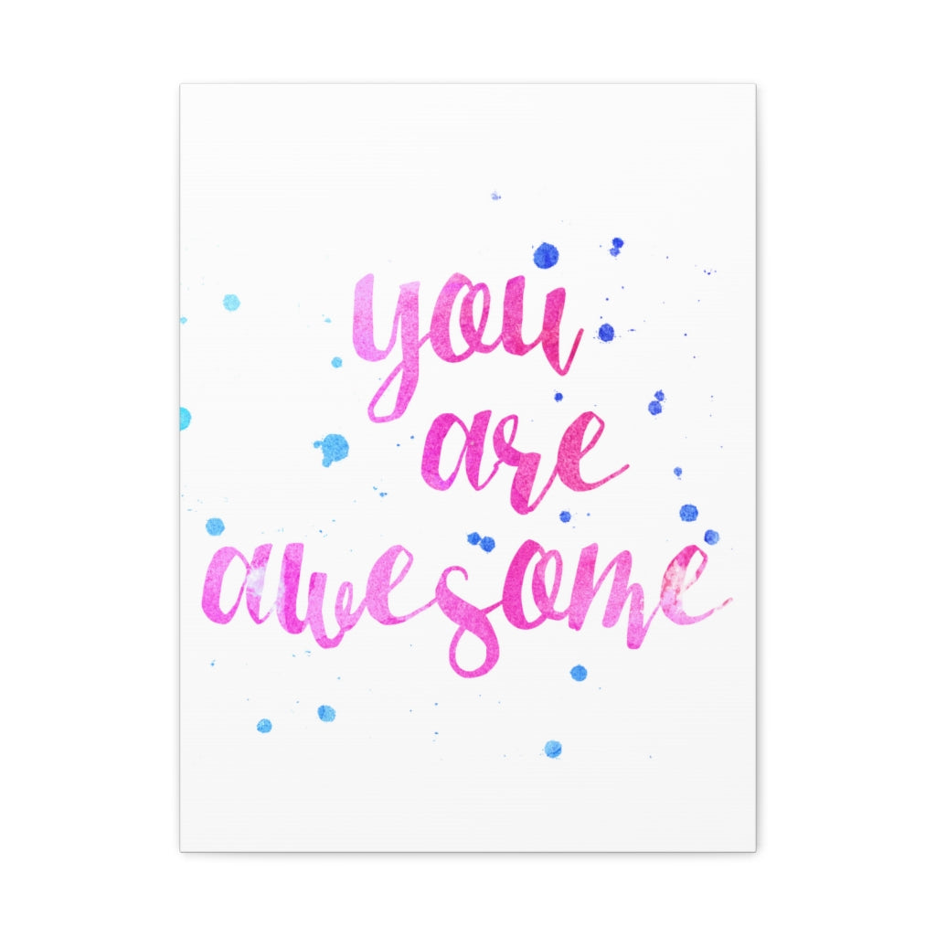 Scripture Walls Inspirational Wall Art You Are Awesome Motivation Wall Decor for Home Office Gym Inspiring Success Quote Print Ready to Hang Unframed-Express Your Love Gifts