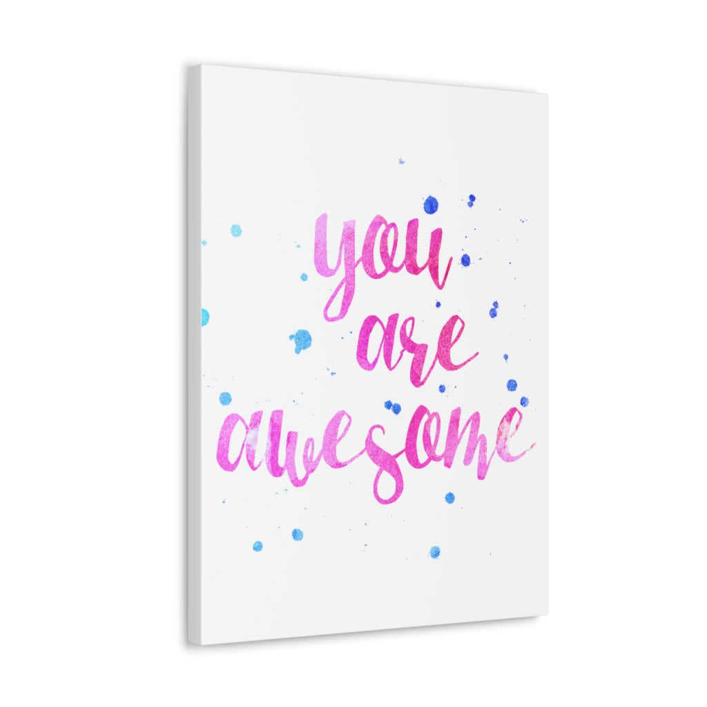Scripture Walls Inspirational Wall Art You Are Awesome Motivation Wall Decor for Home Office Gym Inspiring Success Quote Print Ready to Hang Unframed-Express Your Love Gifts