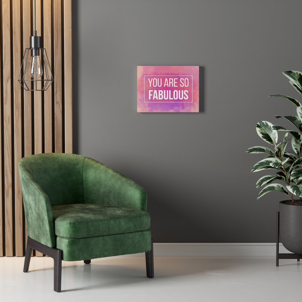 Scripture Walls Inspirational Wall Art You Are Fabulous Wall Art Motivational Motto Inspiring Prints Artwork Decor Ready to Hang Unframed-Express Your Love Gifts