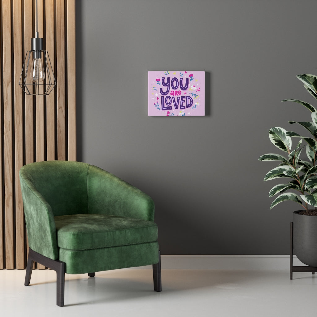 Scripture Walls Inspirational Wall Art You Are Loved Wall Art Motivational Motto Inspiring Prints Artwork Decor Ready to Hang Unframed-Express Your Love Gifts