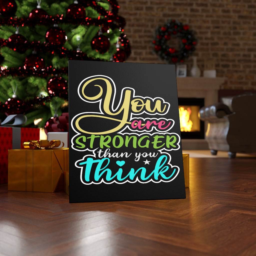 Scripture Walls Inspirational Wall Art You Are Stronger Than You Think Colors Wall Art Motivation Wall Decor for Home Office Gym Inspiring Success Quote Print Ready to Hang Unframed-Express Your Love Gifts