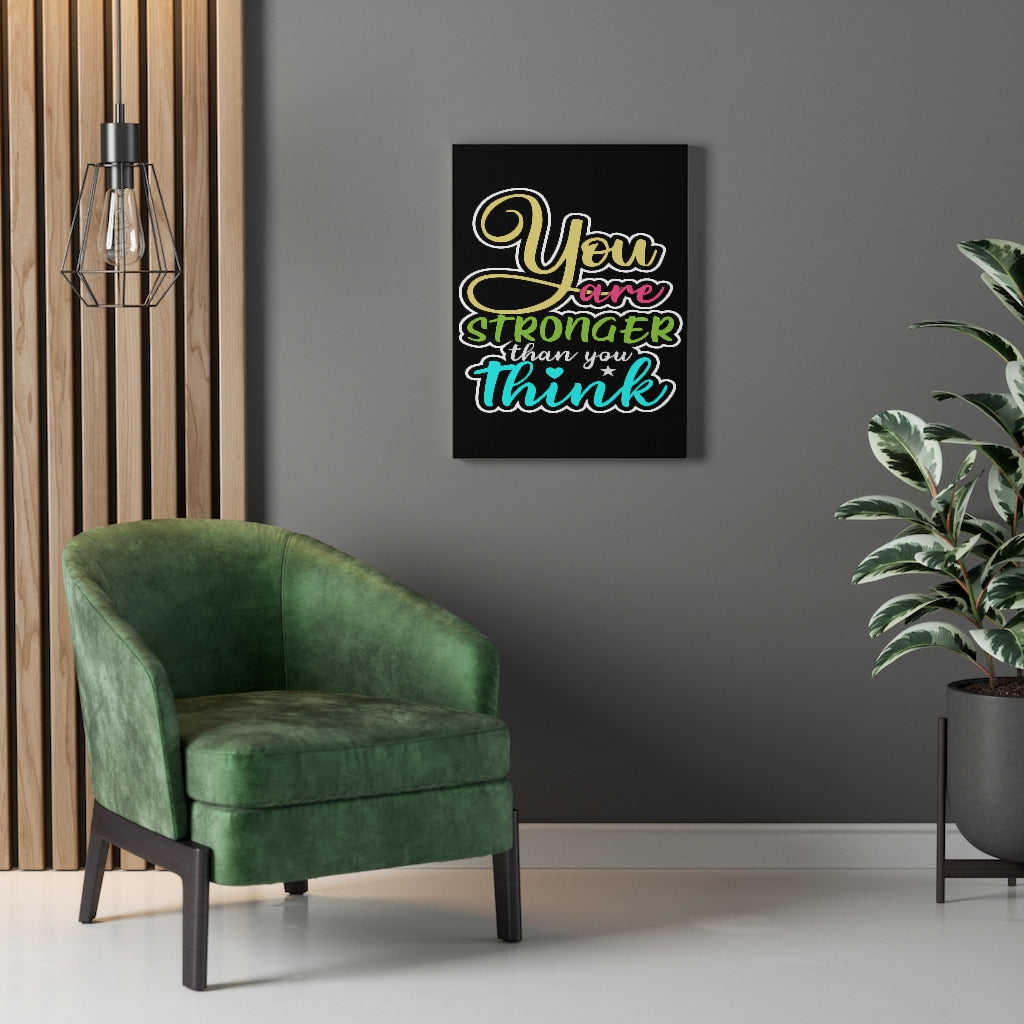 Scripture Walls Inspirational Wall Art You Are Stronger Than You Think Colors Wall Art Motivation Wall Decor for Home Office Gym Inspiring Success Quote Print Ready to Hang Unframed-Express Your Love Gifts