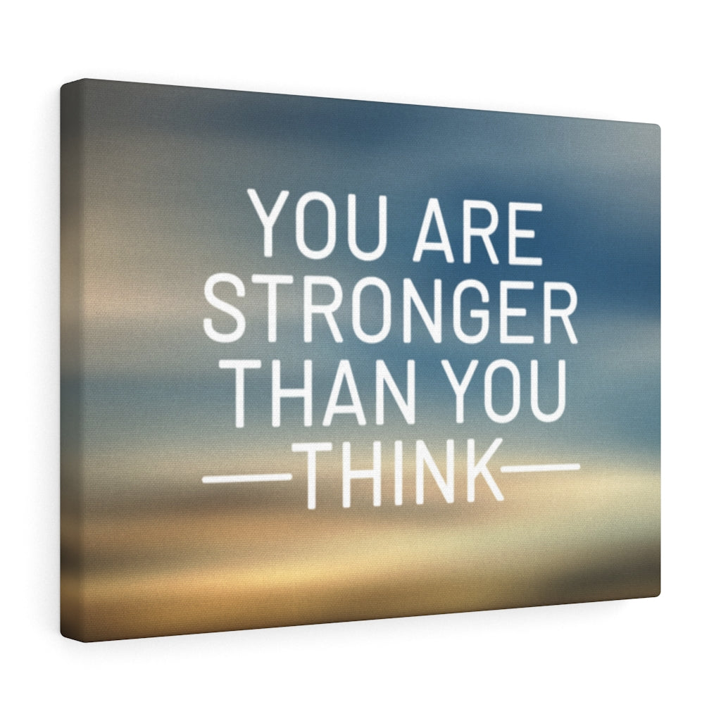Scripture Walls Inspirational Wall Art You Are Stronger Than You Think Plain Motivational Print Ready to Hang Artwork Unframed-Express Your Love Gifts