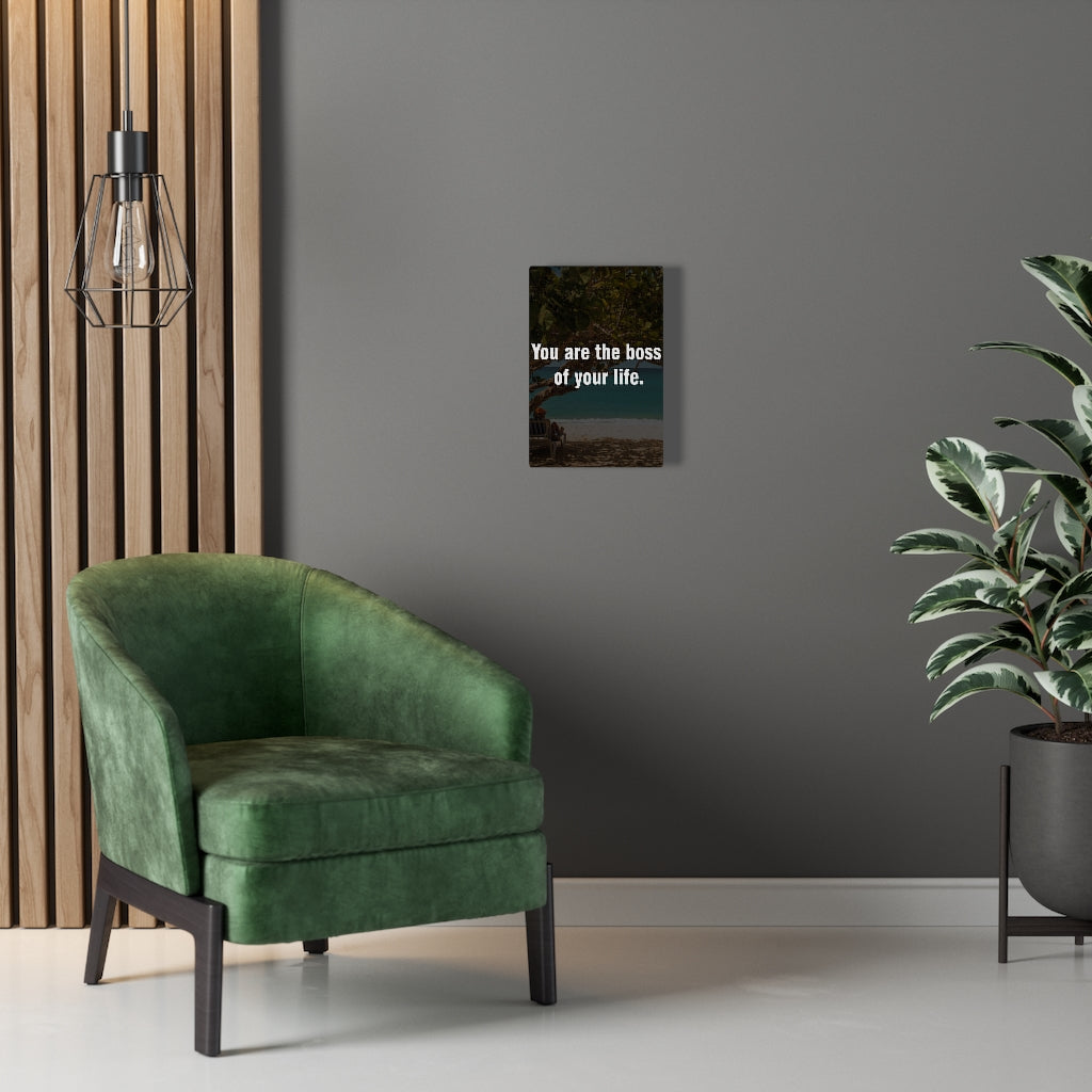 Scripture Walls Inspirational Wall Art You Are The Boss Of Your Life Motivational Print Ready to Hang Artwork Unframed-Express Your Love Gifts