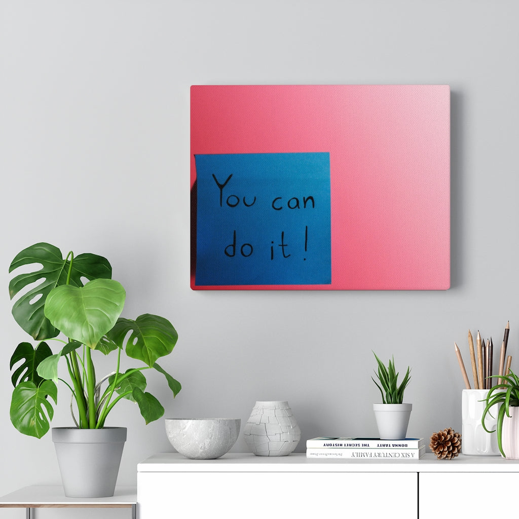 Scripture Walls Inspirational Wall Art You Can Do It Motivational Print Ready to Hang Artwork Unframed-Express Your Love Gifts
