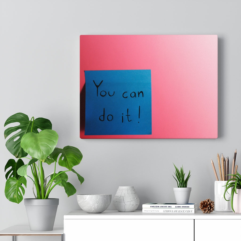 Scripture Walls Inspirational Wall Art You Can Do It Motivational Print Ready to Hang Artwork Unframed-Express Your Love Gifts