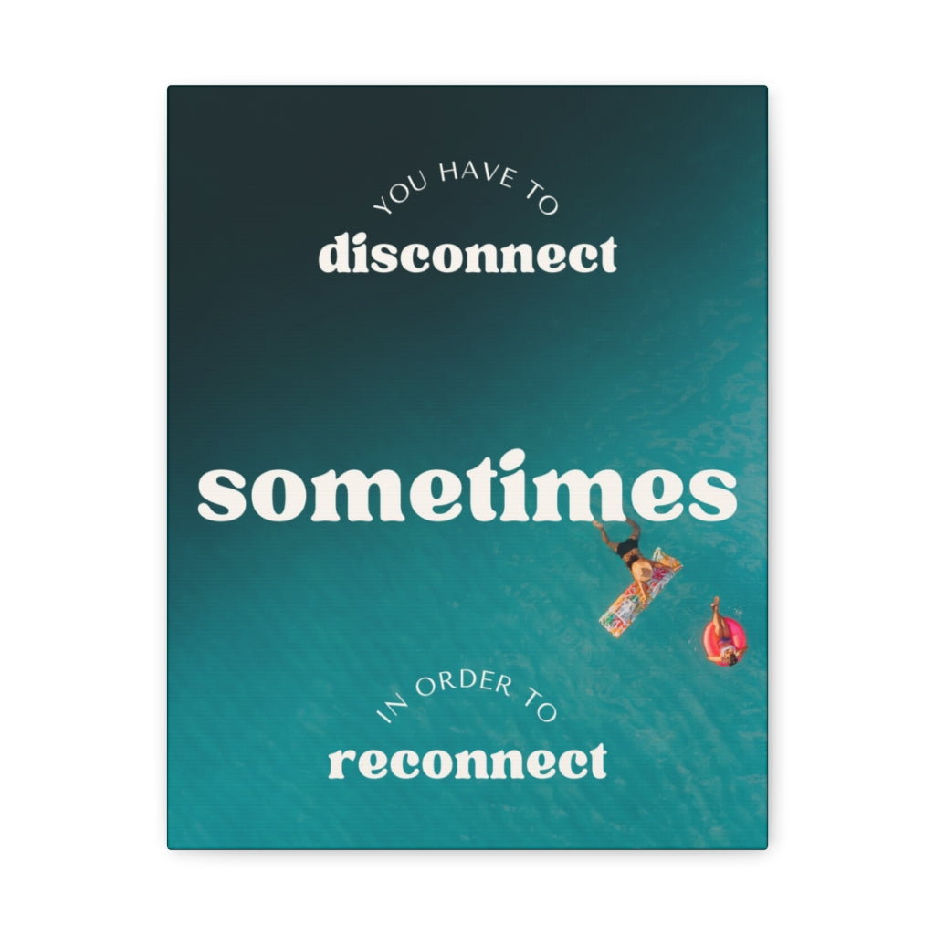 Scripture Walls Inspirational Wall Art You Have To Reconnect Motivation Wall Decor for Home Office Gym Inspiring Success Quote Print Ready to Hang Unframed-Express Your Love Gifts