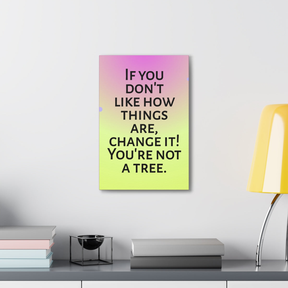 Scripture Walls Inspirational Wall Art You're Not A Tree Motivation Wall Decor for Home Office Gym Inspiring Success Quote Print Ready to Hang Unframed-Express Your Love Gifts