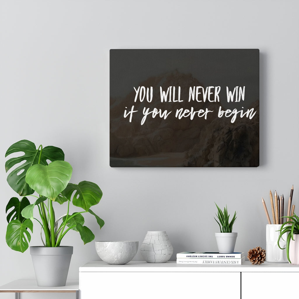 Scripture Walls Inspirational Wall Art You Will Never Win Motivational Print Ready to Hang Artwork Unframed-Express Your Love Gifts