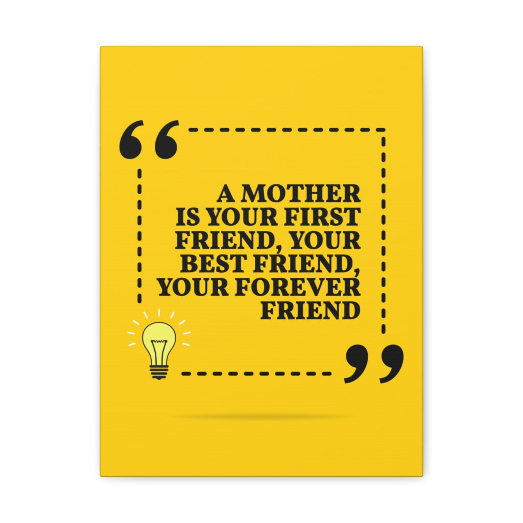 Scripture Walls Inspirational Wall Art Your Mother Is Forever Friend Motivation Wall Decor for Home Office Gym Inspiring Success Quote Print Ready to Hang Unframed-Express Your Love Gifts