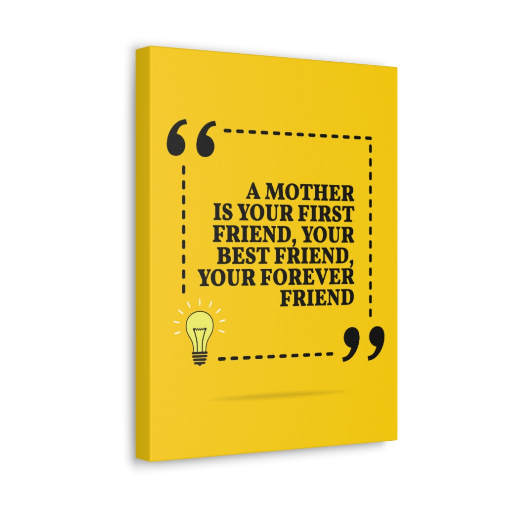 Scripture Walls Inspirational Wall Art Your Mother Is Forever Friend Motivation Wall Decor for Home Office Gym Inspiring Success Quote Print Ready to Hang Unframed-Express Your Love Gifts