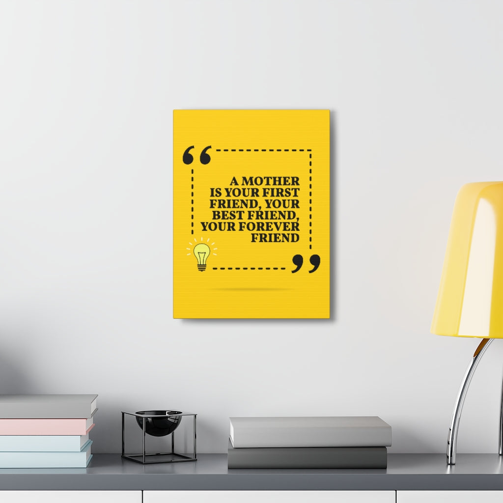 Scripture Walls Inspirational Wall Art Your Mother Is Forever Friend Motivation Wall Decor for Home Office Gym Inspiring Success Quote Print Ready to Hang Unframed-Express Your Love Gifts