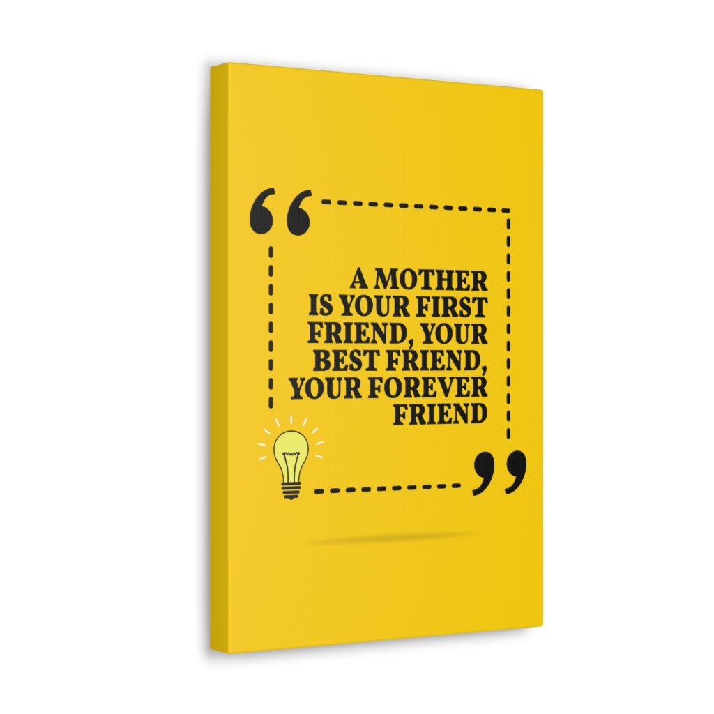 Scripture Walls Inspirational Wall Art Your Mother Is Forever Friend Motivation Wall Decor for Home Office Gym Inspiring Success Quote Print Ready to Hang Unframed-Express Your Love Gifts