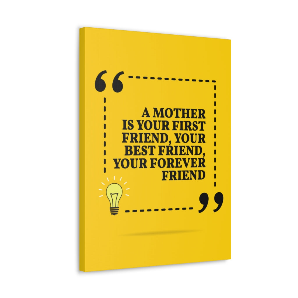 Scripture Walls Inspirational Wall Art Your Mother Is Forever Friend Motivation Wall Decor for Home Office Gym Inspiring Success Quote Print Ready to Hang Unframed-Express Your Love Gifts