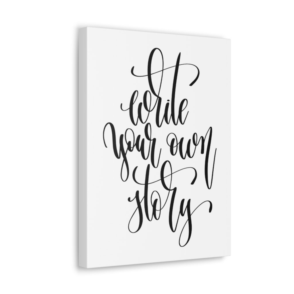 Scripture Walls Inspirational Wall Art Your Own Story Motivation Wall Decor for Home Office Gym Inspiring Success Quote Print Ready to Hang Unframed-Express Your Love Gifts
