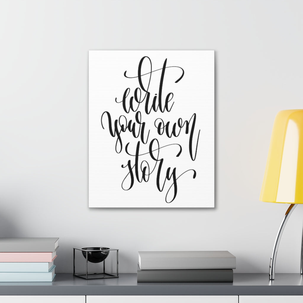 Scripture Walls Inspirational Wall Art Your Own Story Motivation Wall Decor for Home Office Gym Inspiring Success Quote Print Ready to Hang Unframed-Express Your Love Gifts