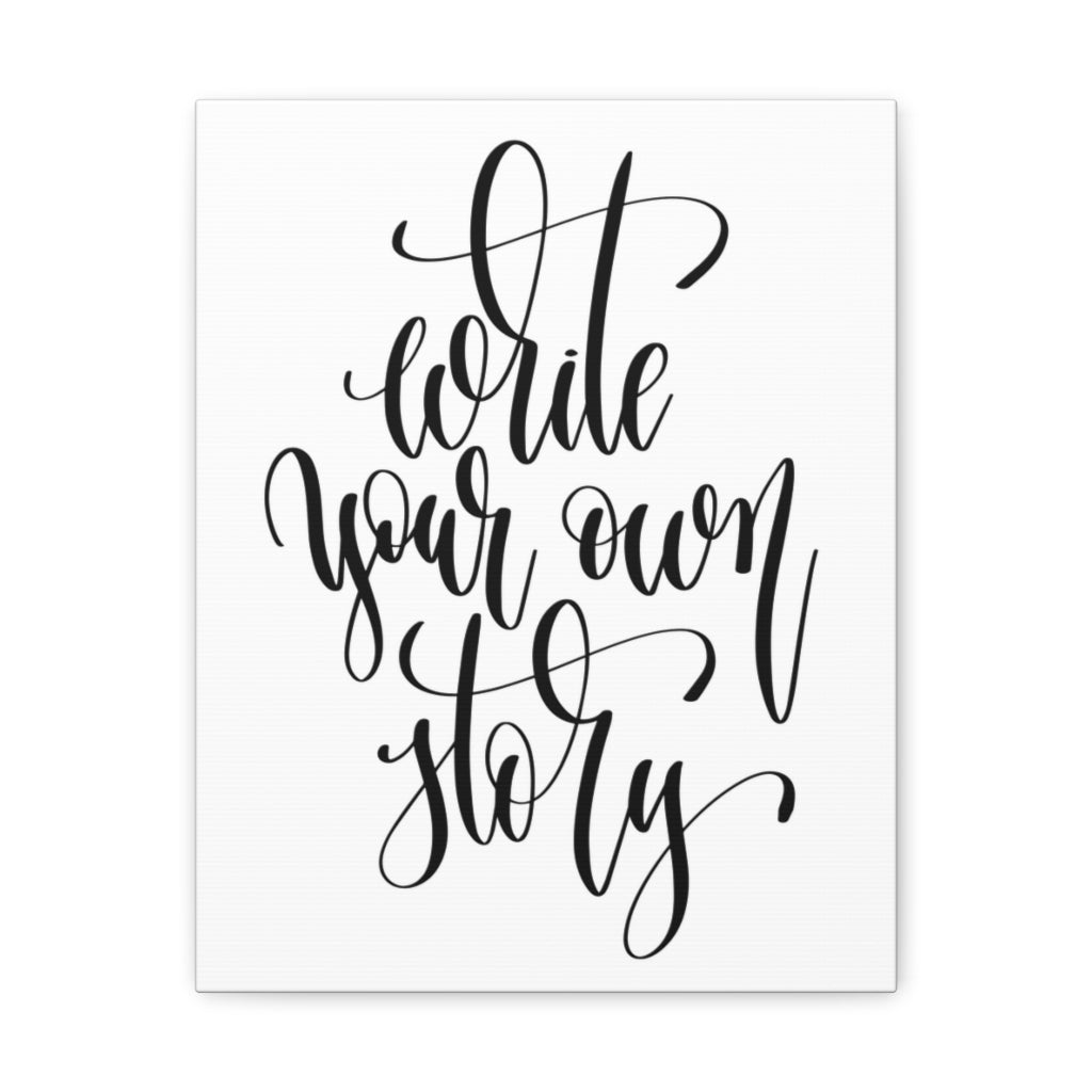 Scripture Walls Inspirational Wall Art Your Own Story Motivation Wall Decor for Home Office Gym Inspiring Success Quote Print Ready to Hang Unframed-Express Your Love Gifts