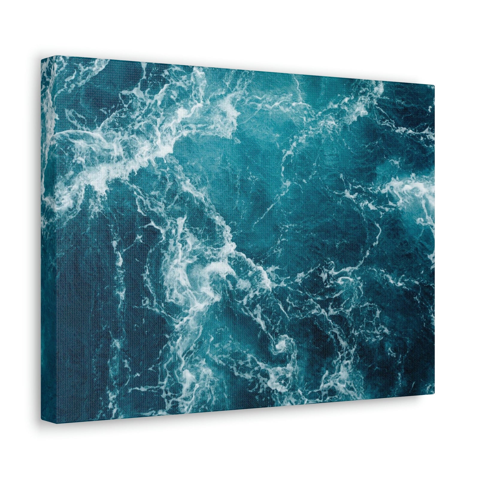 Interesting Atlantic Ocean Scene Beautiful Impressive and Remarkable Beauty Nature Scene Small Ocean Waves Wall Art Ready to Hang Unframed-Express Your Love Gifts